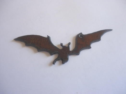 (image for) Bat metal rustic pendant #PO005